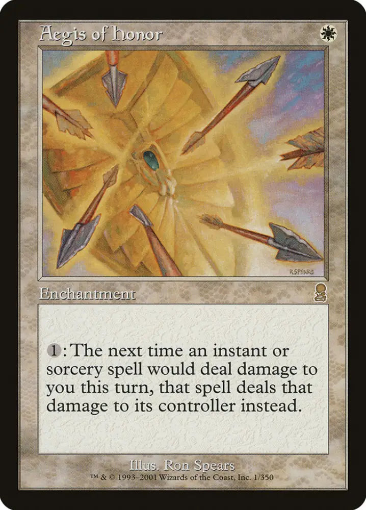Aegis of Honor [Odyssey] - MTG Single