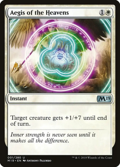 Aegis of the Heavens [Core Set 2019] - MTG Single