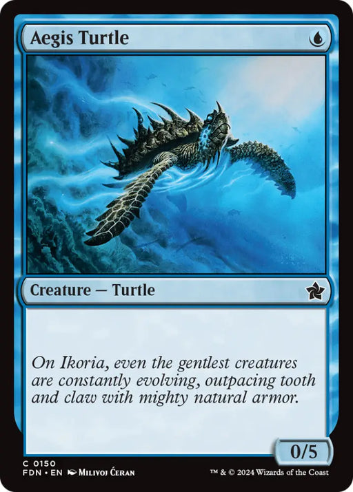 Aegis Turtle [Foundations] - MTG Single