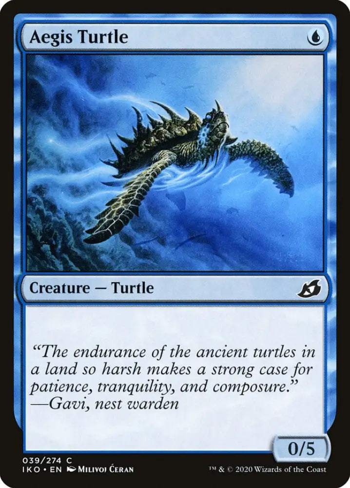 Aegis Turtle [Ikoria: Lair of Behemoths] - MTG Single