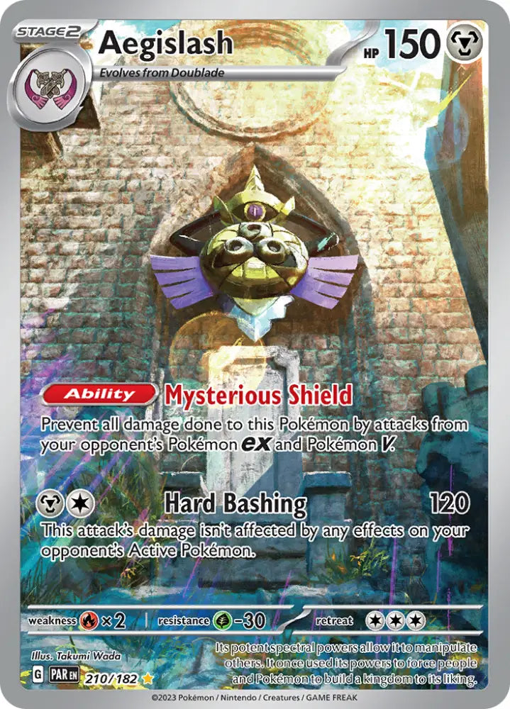 Aegislash (210/182) [Scarlet & Violet: Paradox Rift] - Pokemon Single