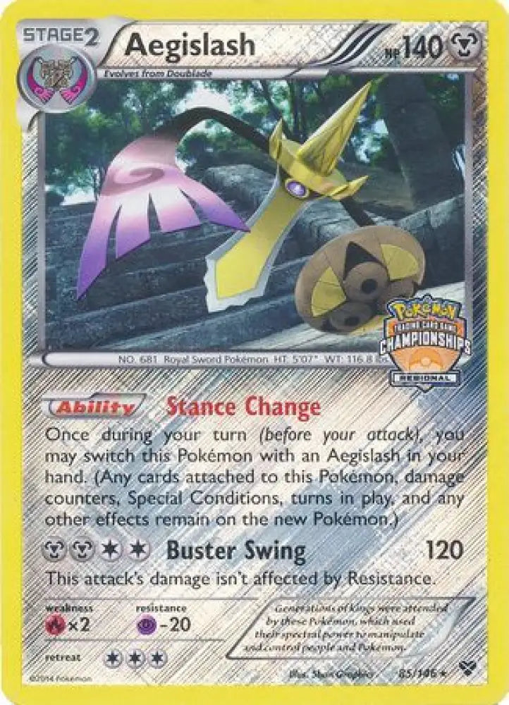 Aegislash (85/146) (Regional Championship Promo) [XY: Base Set] - Pokemon Single