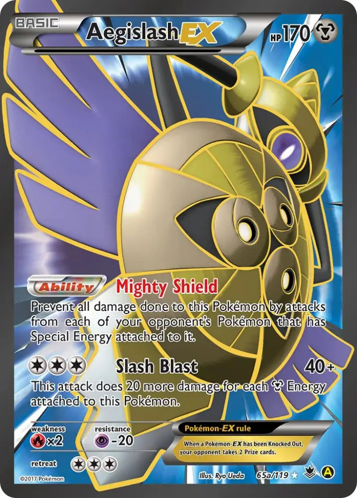 Aegislash EX (65a/119) [Alternate Art Promos] - Pokemon Single