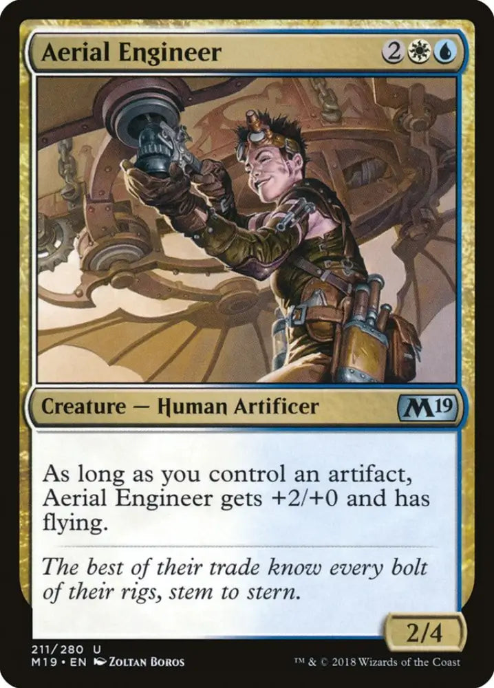 Aerial Engineer [Core Set 2019] - MTG Single