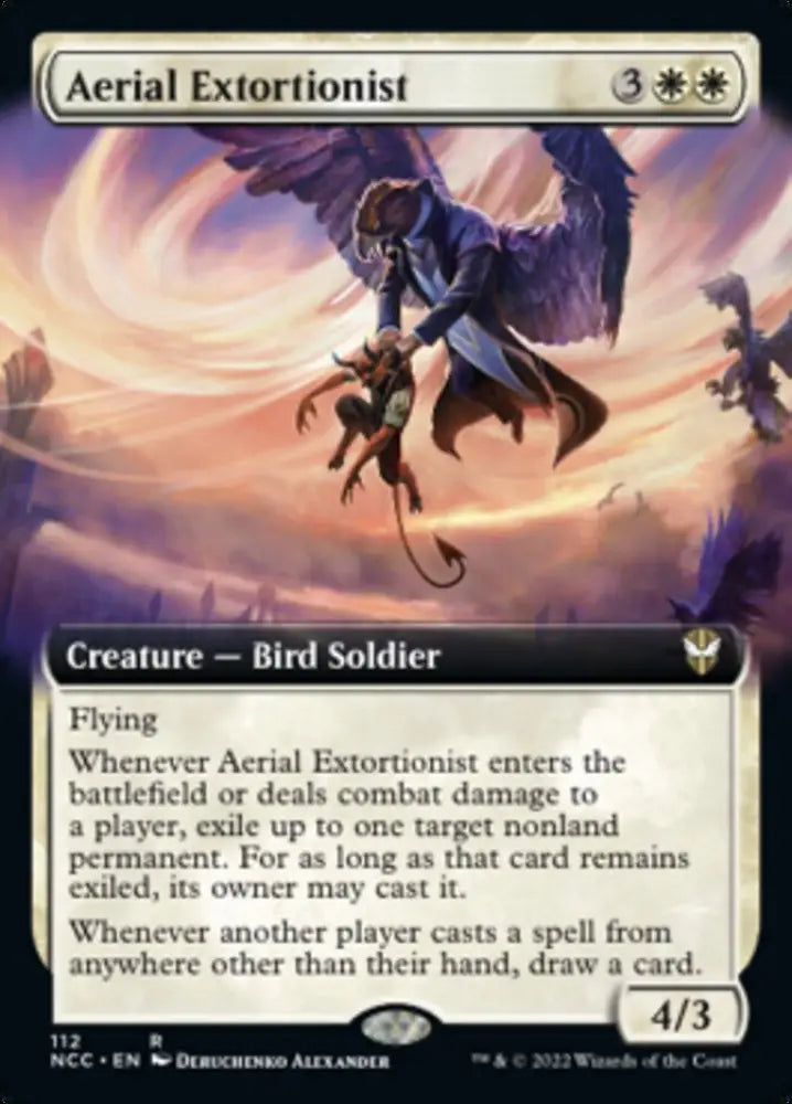 Aerial Extortionist (Extended Art) [Streets of New Capenna Commander] - MTG Single