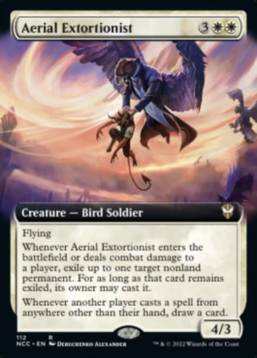Aerial Extortionist (Extended Art) [Streets of New Capenna Commander] - MTG Single
