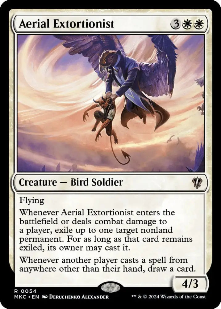 Aerial Extortionist [Murders at Karlov Manor Commander] - MTG Single