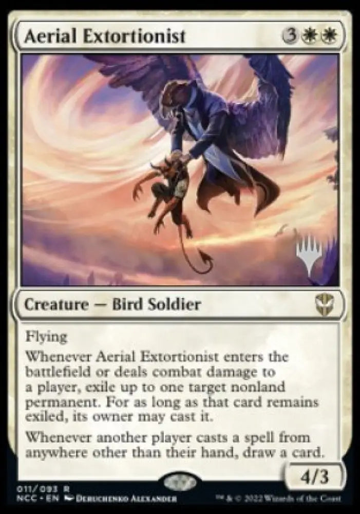 Aerial Extortionist (Promo Pack) [Streets of New Capenna Commander Promos] - MTG Single