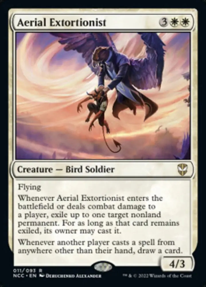 Aerial Extortionist [Streets of New Capenna Commander] - MTG Single