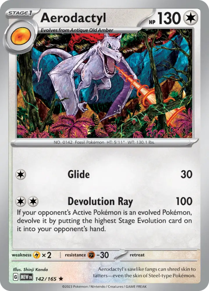 Aerodactyl (142/165) [Scarlet & Violet 151] - Pokemon Single