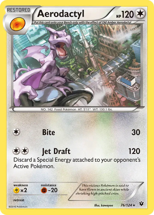 Aerodactyl (76/124) [XY: Fates Collide] - Pokemon Single