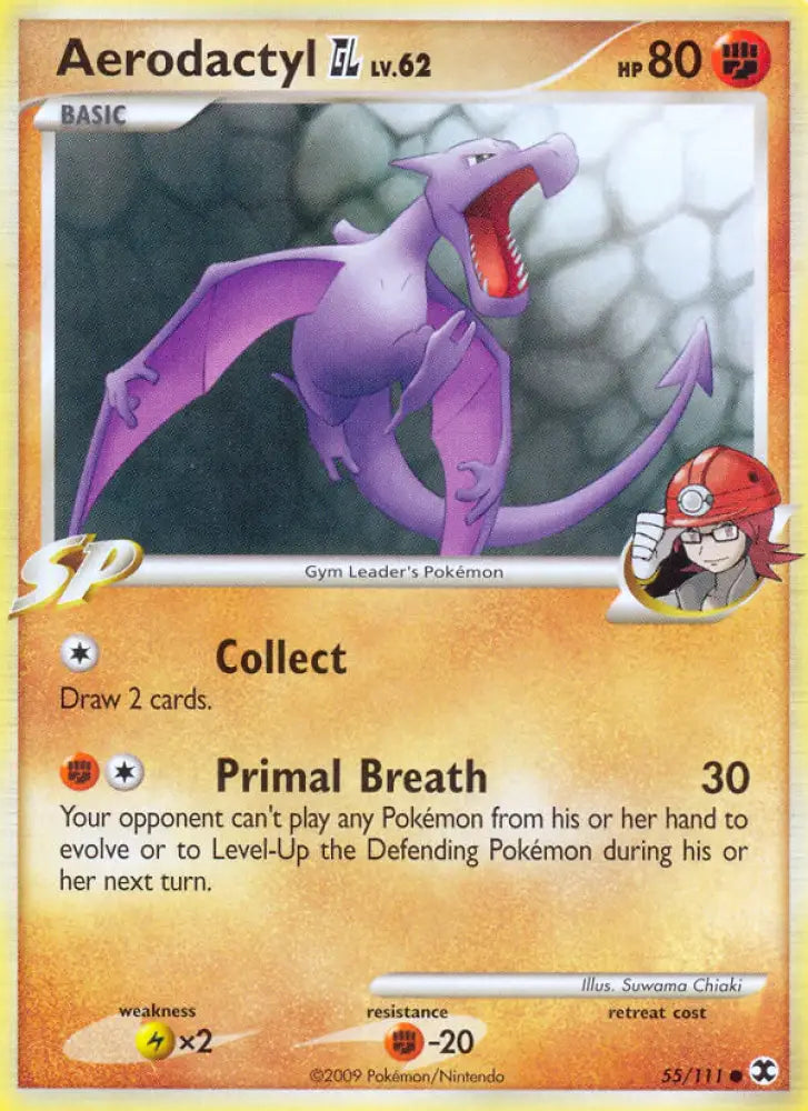 Aerodactyl GL (55/111) [Platinum: Rising Rivals] - Pokemon Single