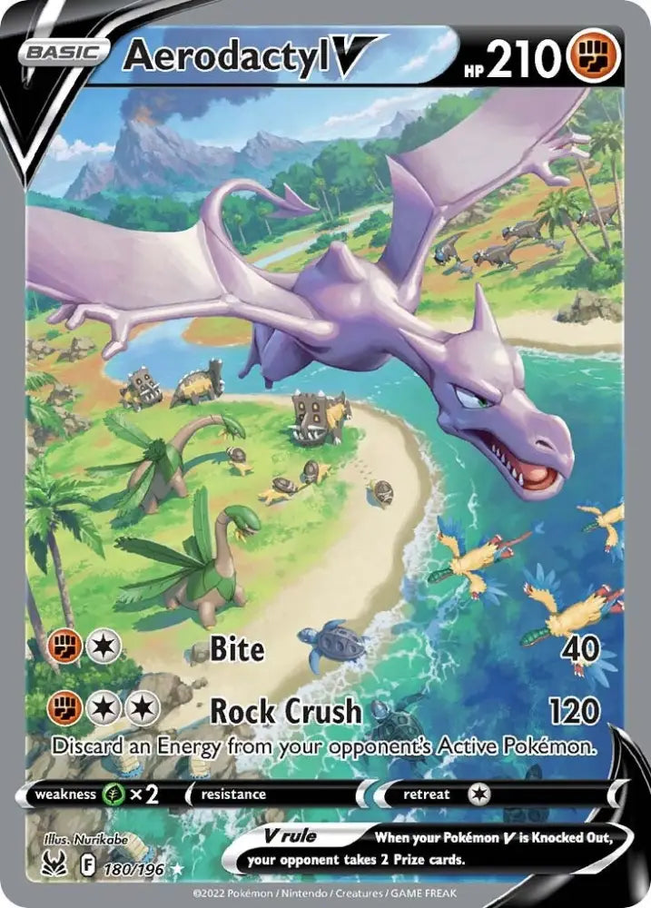 Aerodactyl V (180/196) [Sword & Shield: Lost Origin] - Pokemon Single
