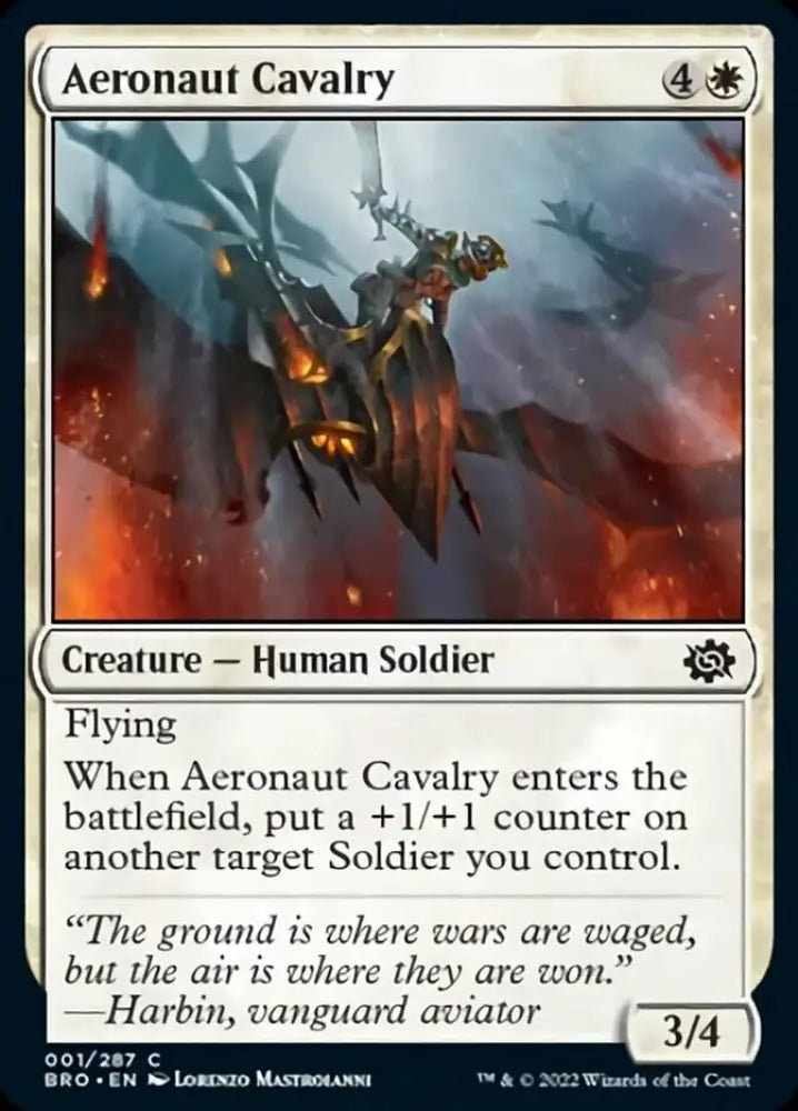 Aeronaut Cavalry [The Brothers’ War] - MTG Single