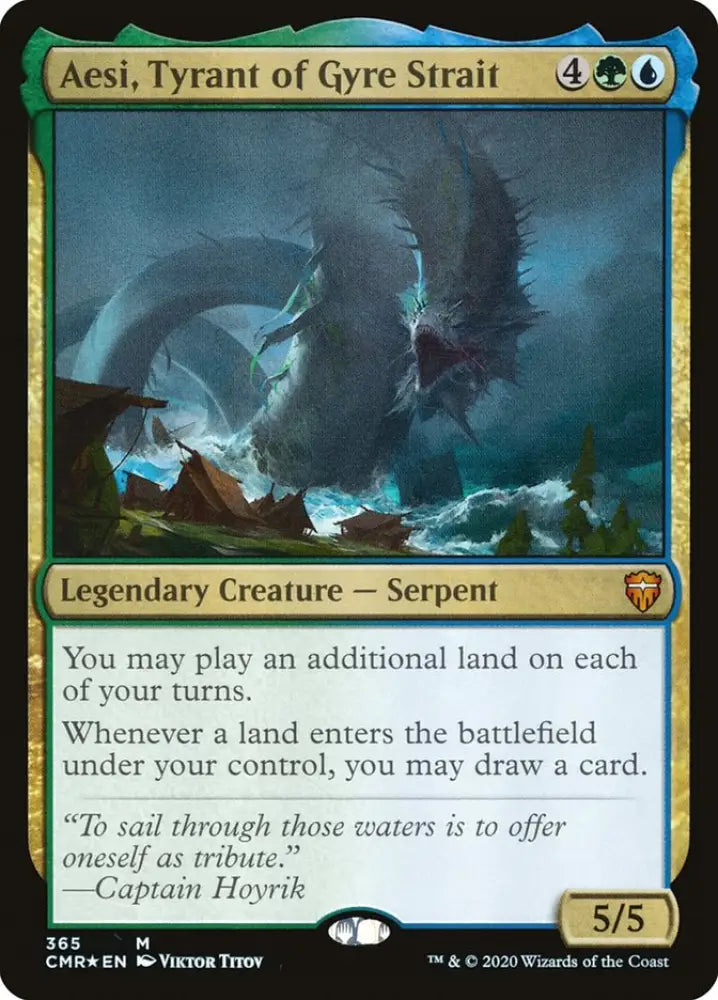 Aesi Tyrant of Gyre Strait [Commander Legends] - MTG Single