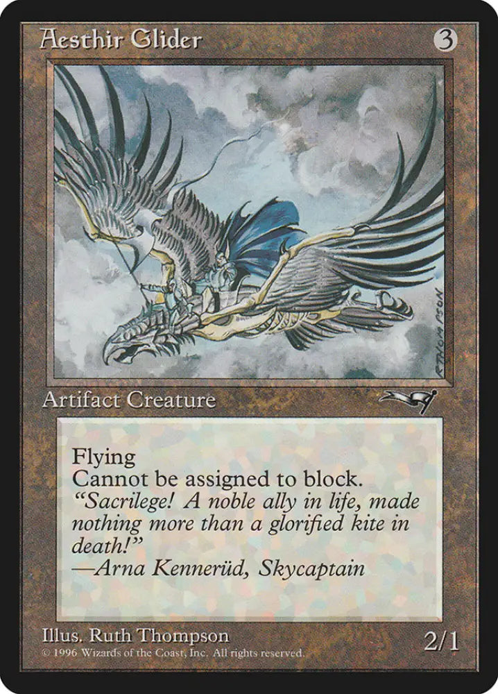 Aesthir Glider (Two Riders) [Alliances] - MTG Single