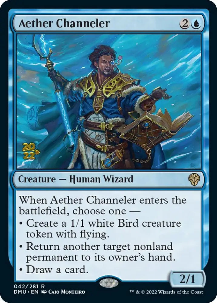Aether Channeler [Dominaria United Prerelease Promos] - MTG Single