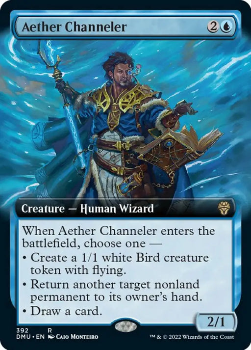 Aether Channeler (Extended Art) [Dominaria United] - MTG Single