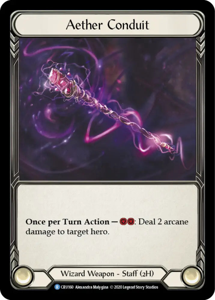 Aether Conduit [Crucible of War 1st Edition] 1st Edition Normal - Flesh And Blood Single