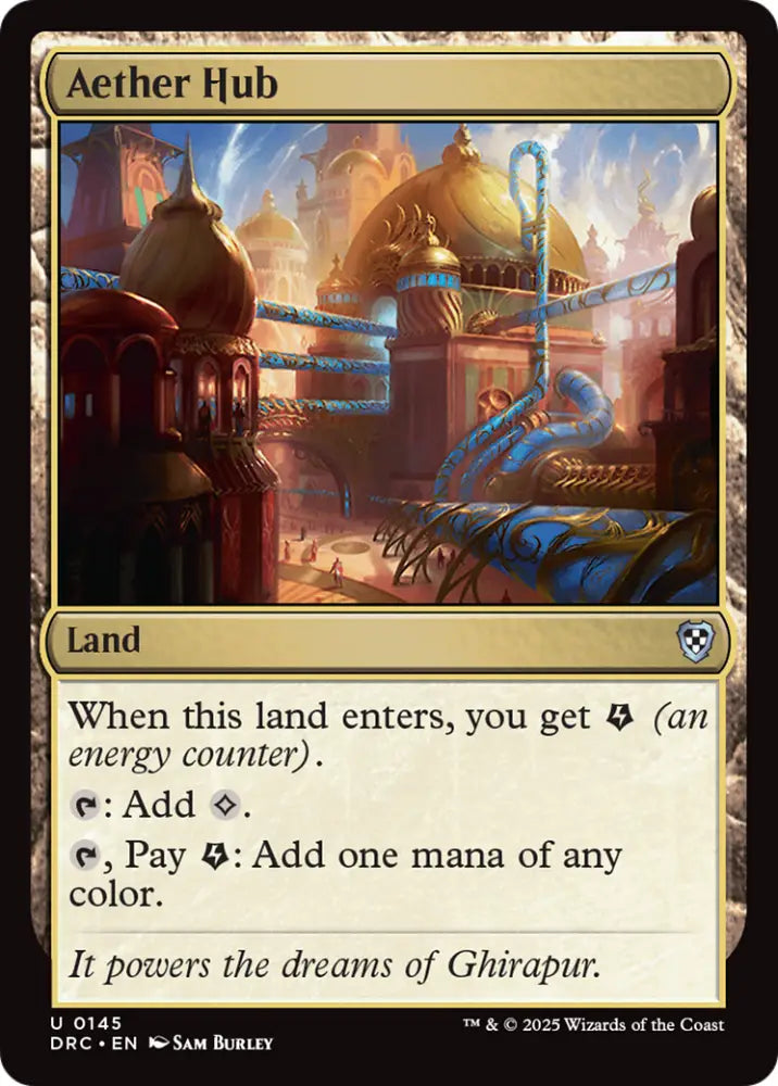 Aether Hub [Aetherdrift Commander] - MTG Single