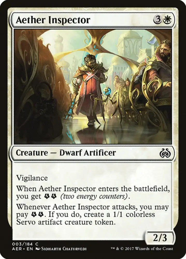 Aether Inspector [Aether Revolt] - MTG Single