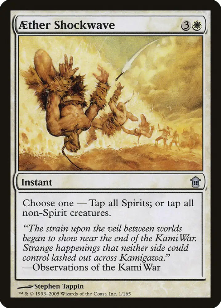 Aether Shockwave [Saviors of Kamigawa] - MTG Single