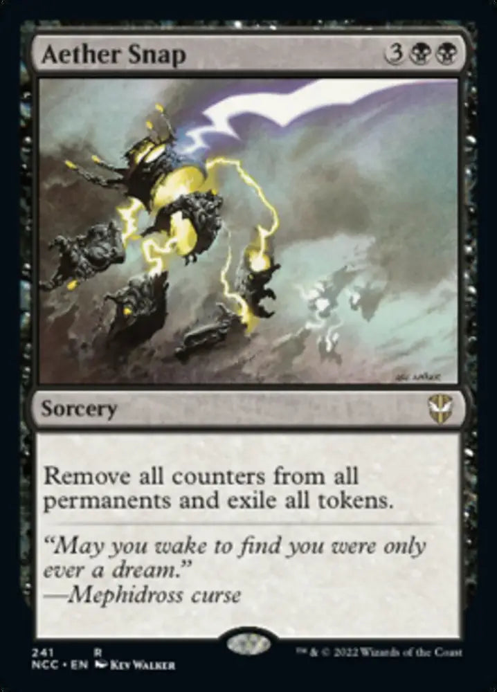 Aether Snap [Streets of New Capenna Commander] - MTG Single