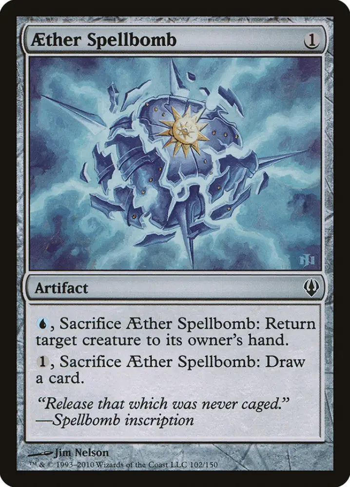 Aether Spellbomb [Archenemy] - MTG Single