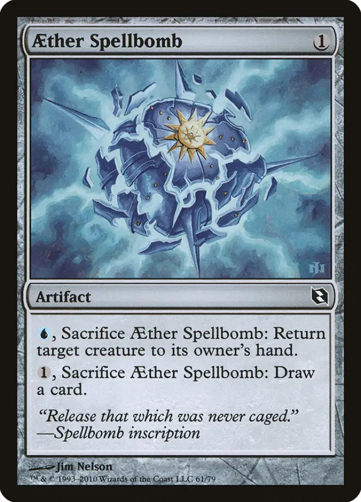 Aether Spellbomb [Duel Decks: Elspeth vs. Tezzeret] - MTG Single