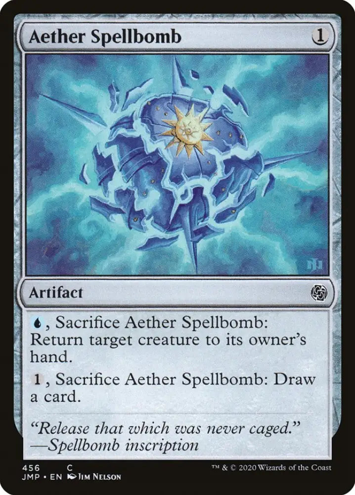 Aether Spellbomb [Jumpstart] - MTG Single