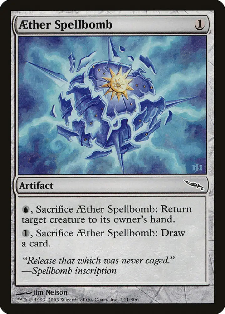 Aether Spellbomb [Mirrodin] - MTG Single