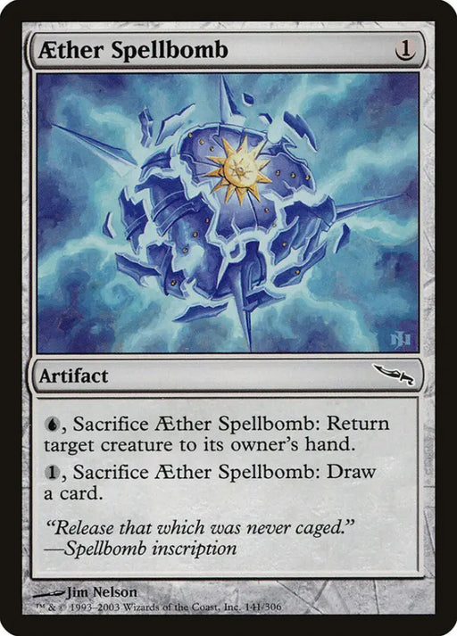 Aether Spellbomb [Mirrodin] - MTG Single