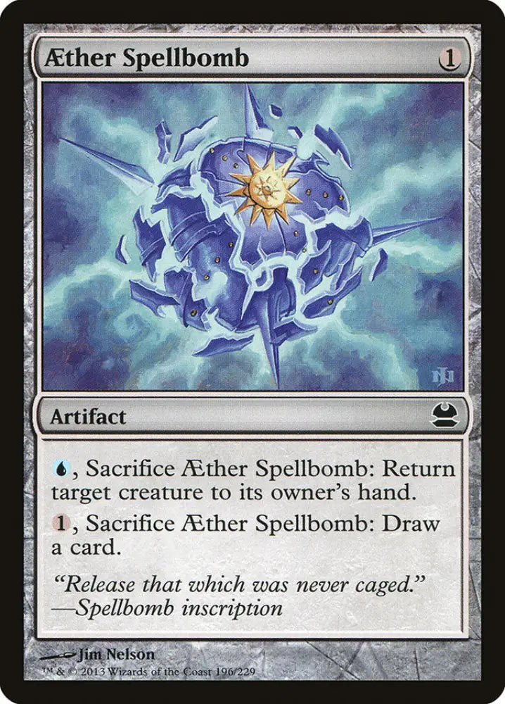 Aether Spellbomb [Modern Masters] - MTG Single
