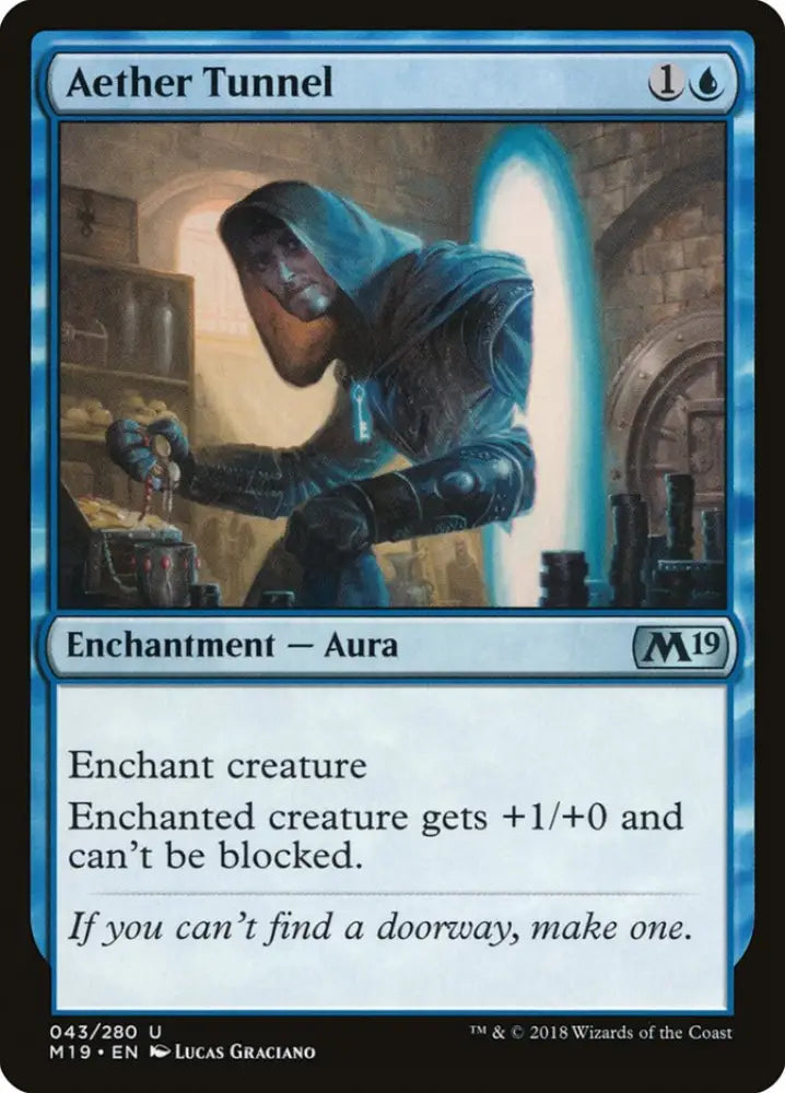 Aether Tunnel [Core Set 2019] - MTG Single