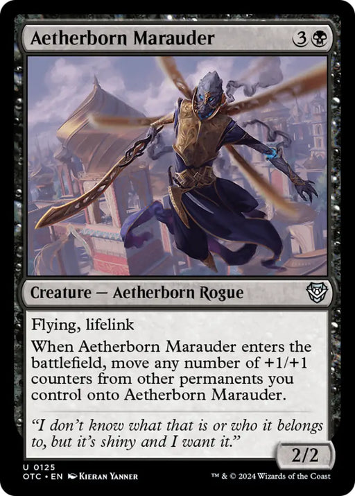 Aetherborn Marauder [Outlaws of Thunder Junction Commander] - MTG Single