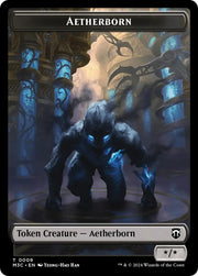 Aetherborn // Thopter Double-Sided Token [Modern Horizons 3 Commander Tokens] - MTG Single