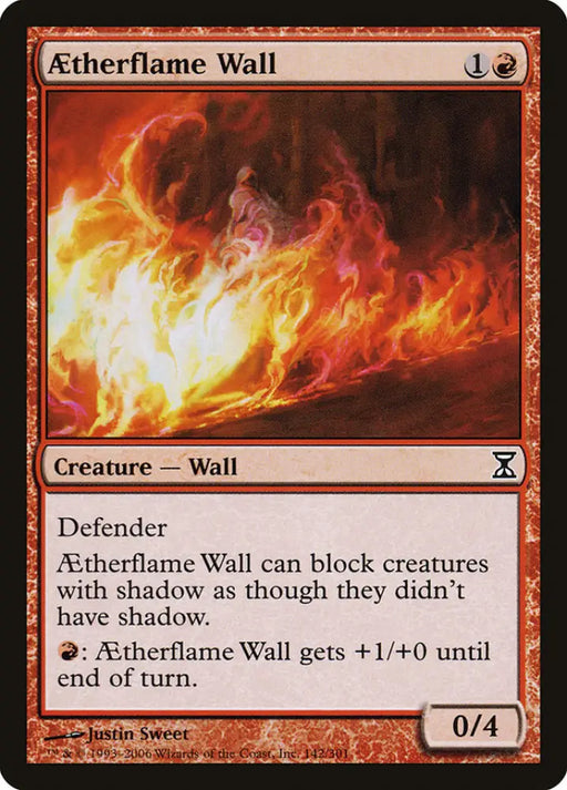 Aetherflame Wall [Time Spiral] - MTG Single