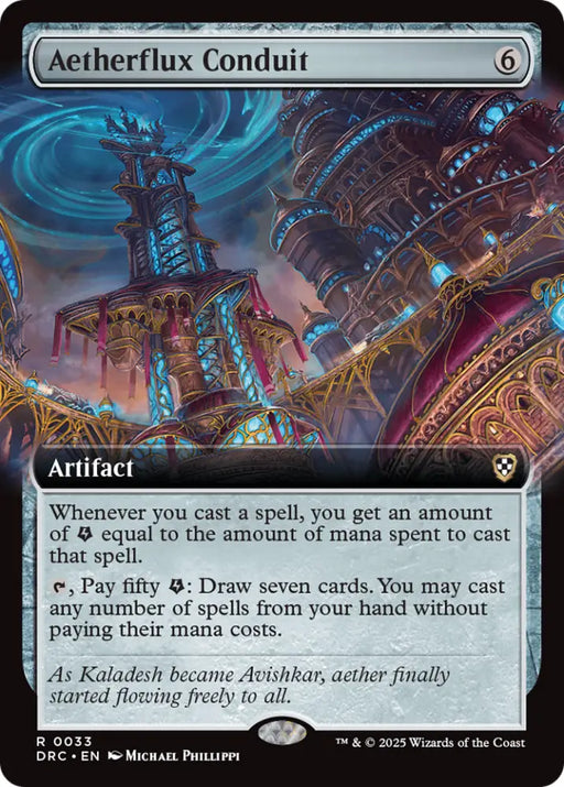 Aetherflux Conduit (Extended Art) [Aetherdrift Commander] - MTG Single