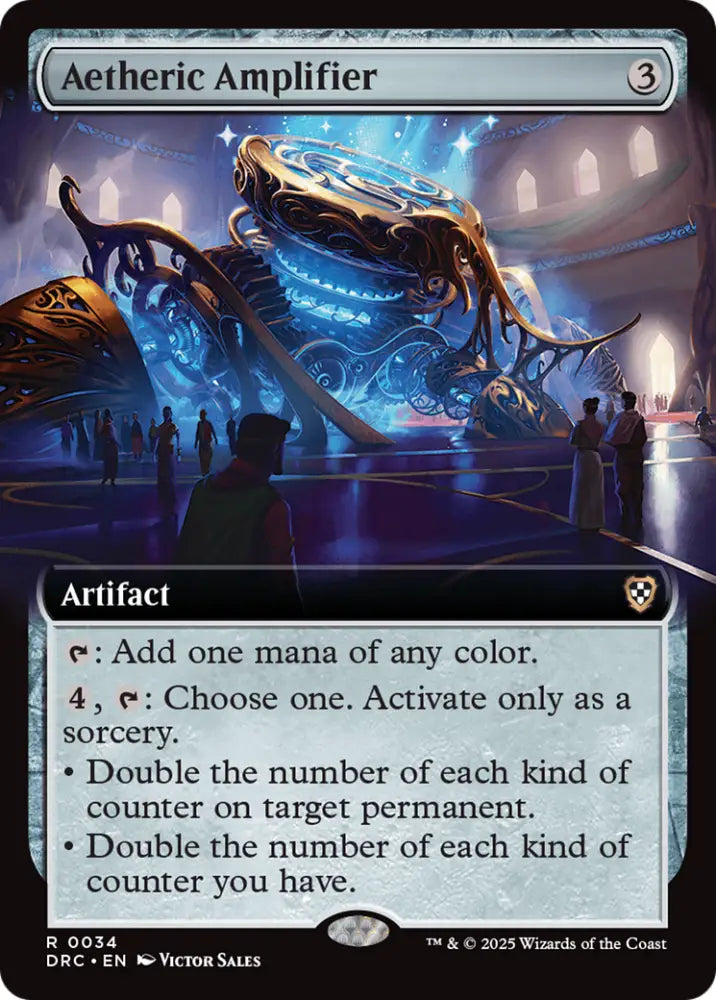 Aetheric Amplifier (Extended Art) [Aetherdrift Commander] - MTG Single