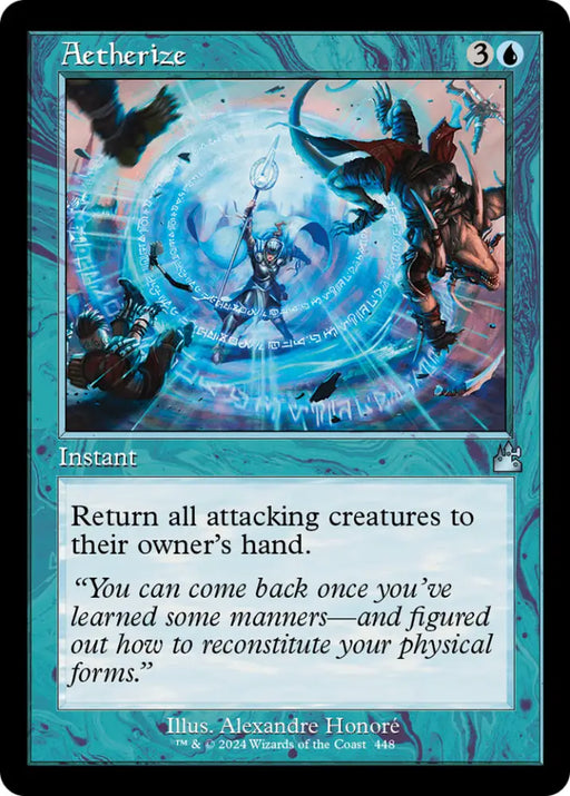 Aetherize (Retro Frame) [Ravnica Remastered] - MTG Single