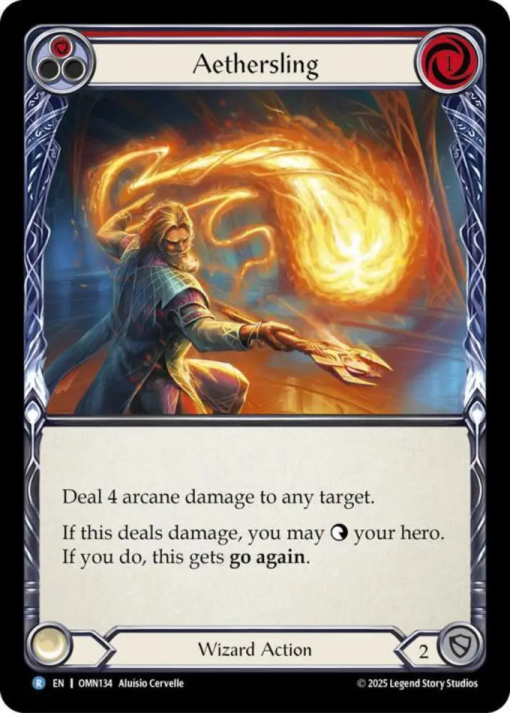 Aethersling (Red) (OMN134) [Omens of the Third Age]