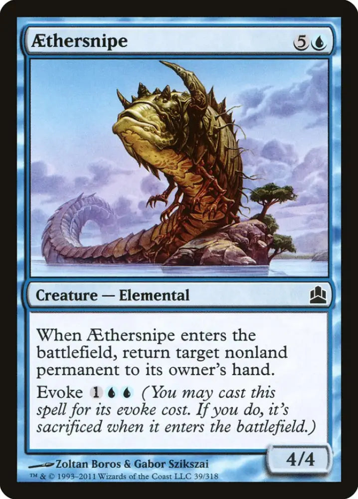 Aethersnipe [Commander 2011] - MTG Single