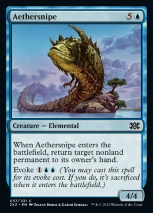 Aethersnipe [Double Masters 2022] - MTG Single