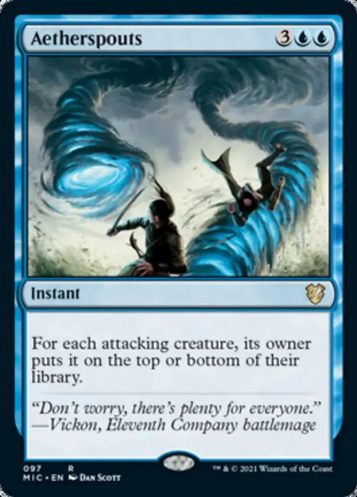 Aetherspouts [Innistrad: Midnight Hunt Commander] - MTG Single