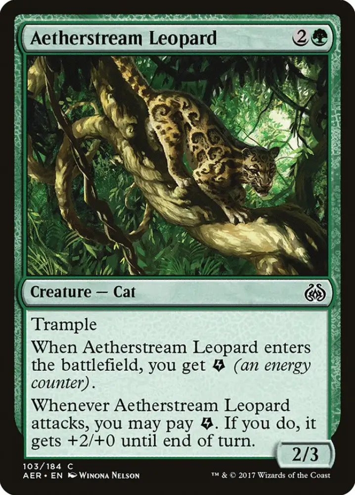 Aetherstream Leopard [Aether Revolt] - MTG Single