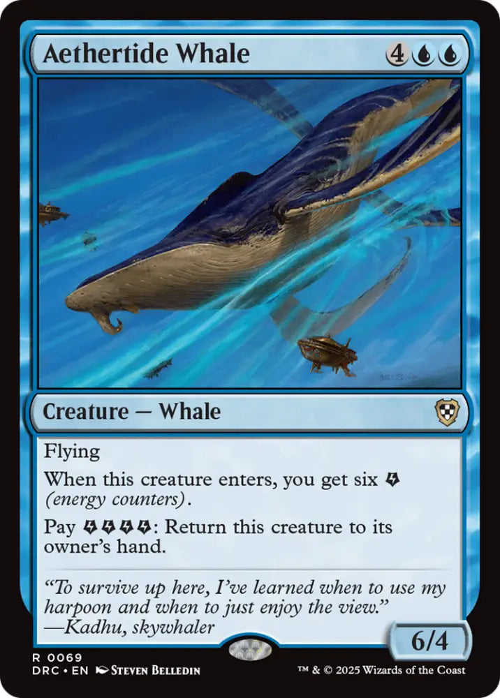 Aethertide Whale [Aetherdrift Commander] - MTG Single