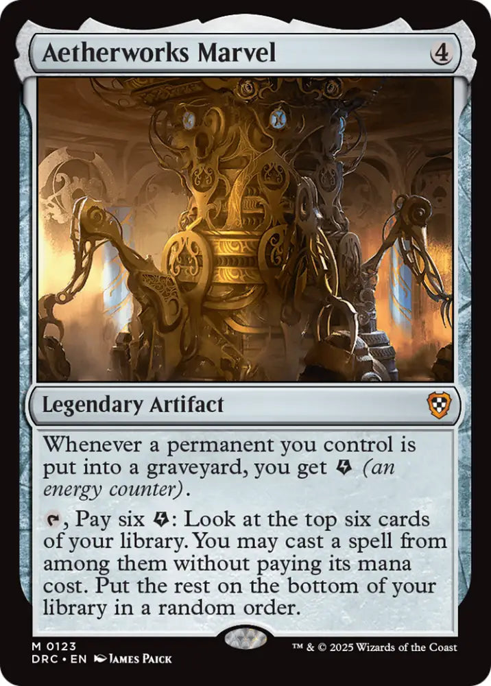 Aetherworks Marvel [Aetherdrift Commander] - MTG Single