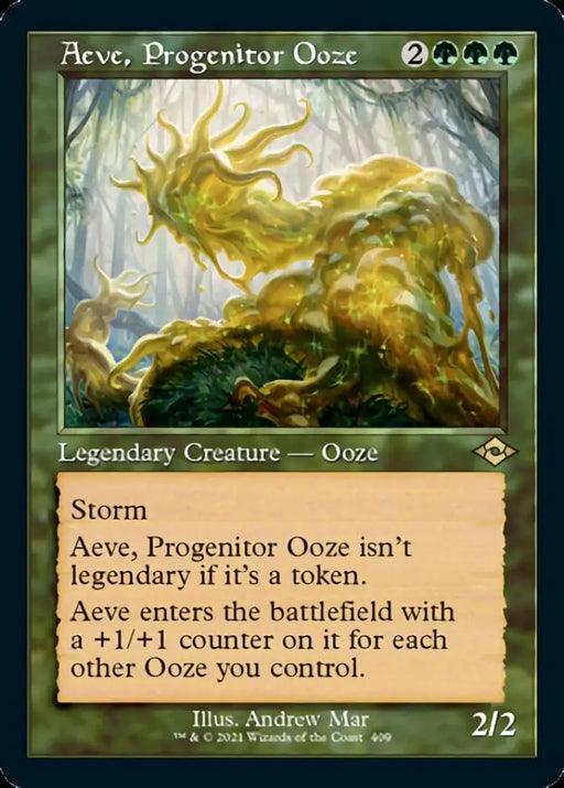 Aeve Progenitor Ooze (Retro Foil Etched) [Modern Horizons 2] - MTG Single