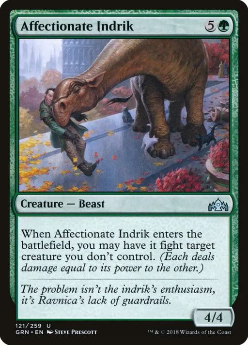 Affectionate Indrik [Guilds of Ravnica] - MTG Single