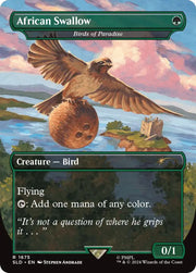 African Swallow - Birds of Paradise [Secret Lair Drop Series] - MTG Single